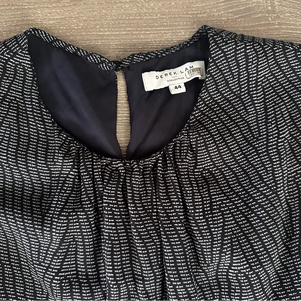 Derek Lam 10 Crosby Pleated Crinkle Blouse 44 6